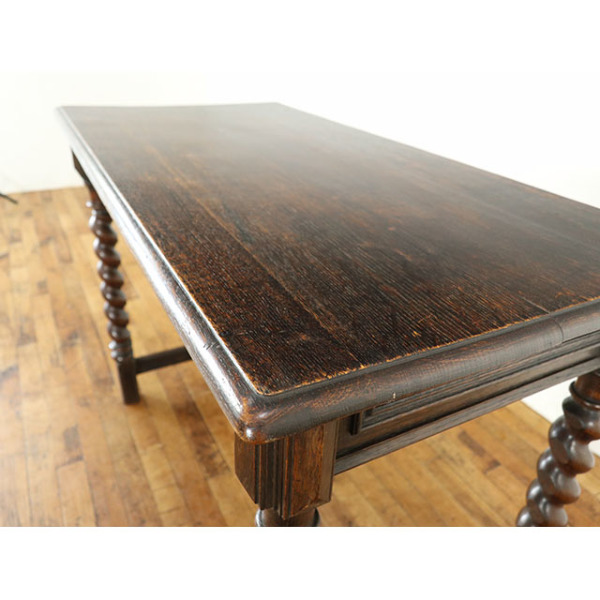 1920年頃 オーク材 フランス アンティーク・サイドテーブル