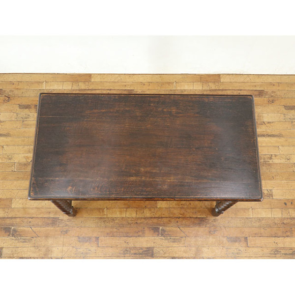 1920年頃 オーク材 フランス アンティーク・サイドテーブル