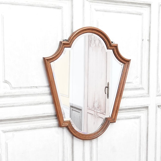 1940年頃 オーク材 フランス アンティーク・ミラー antique65439