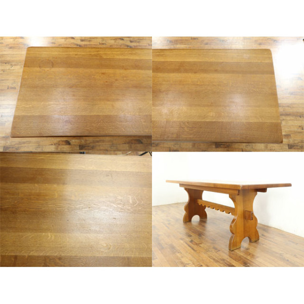 1940年頃 オーク材 オランダ アンティーク・ダイニングテーブル