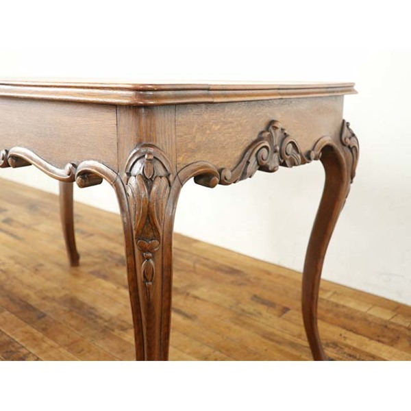 1920年頃 オーク材 フランス アンティーク・コーヒーテーブル