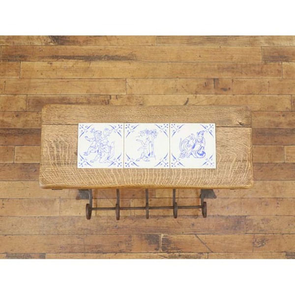 1950年頃 オーク材 オランダ アンティーク・マガジンラック