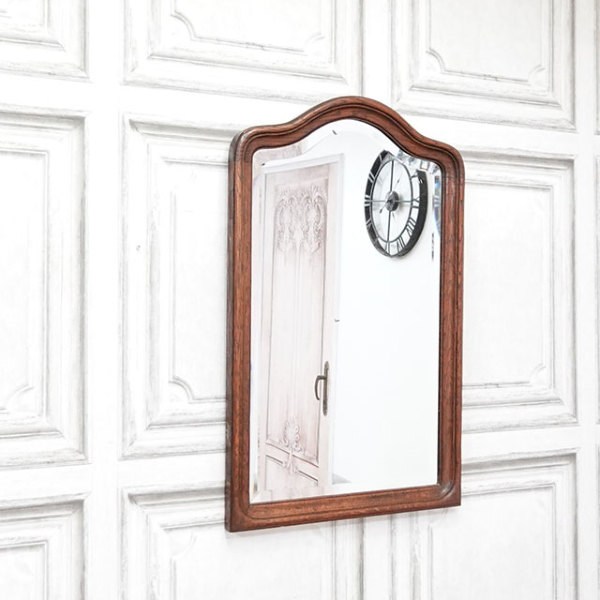 UKさま専用　フランスアンティークミラー 1930年頃 オーク材 フランス アンティーク・ミラー antique65478a