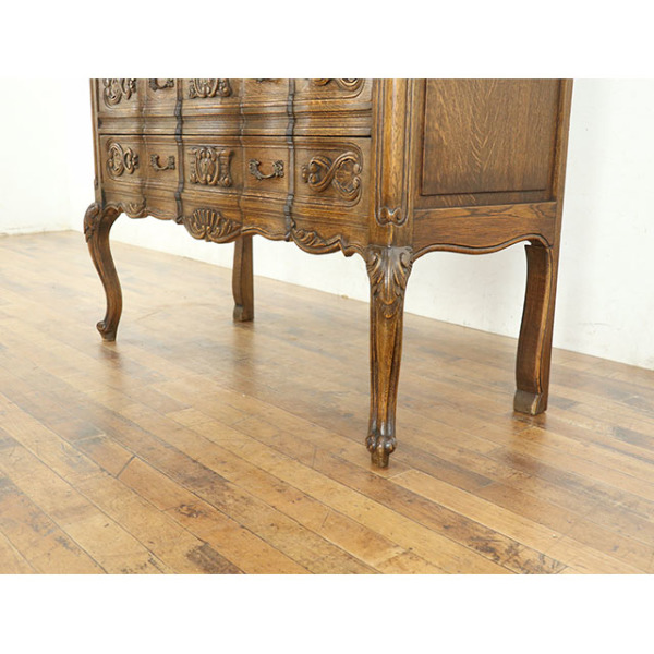 1930年頃 オーク材 フランス アンティーク・ビューロー antique65484