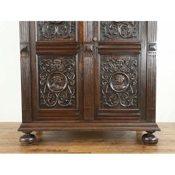 1900年頃 オーク材 フランス アンティーク・キャビネット antique65486