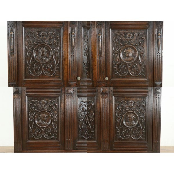 1900年頃 オーク材 フランス アンティーク・キャビネット antique65486