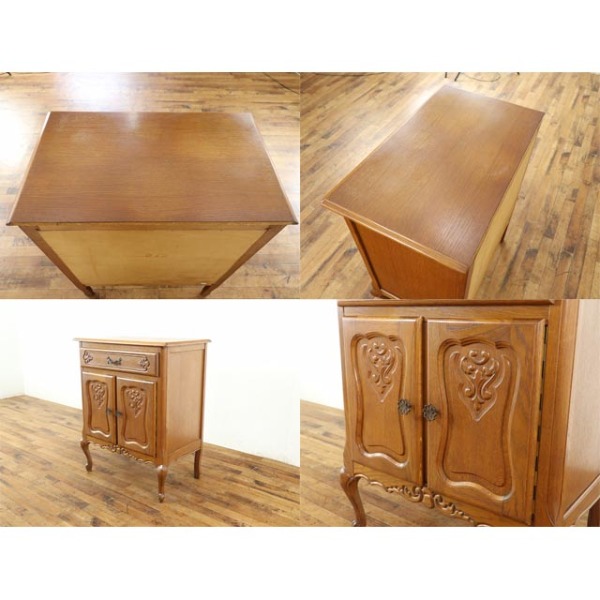 1940年頃 オーク材 フランス アンティーク・キャビネット antique65509