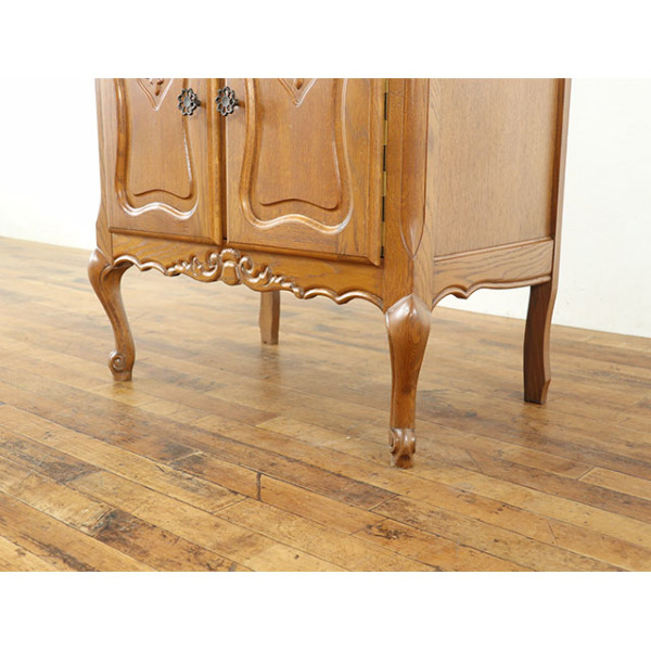 キャビネット　アンティーク　猫脚　外国製 1940年頃 オーク材 フランス アンティーク・キャビネット antique65509