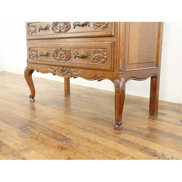 1930年頃 オーク材 フランス アンティーク・ビューロー antique65510