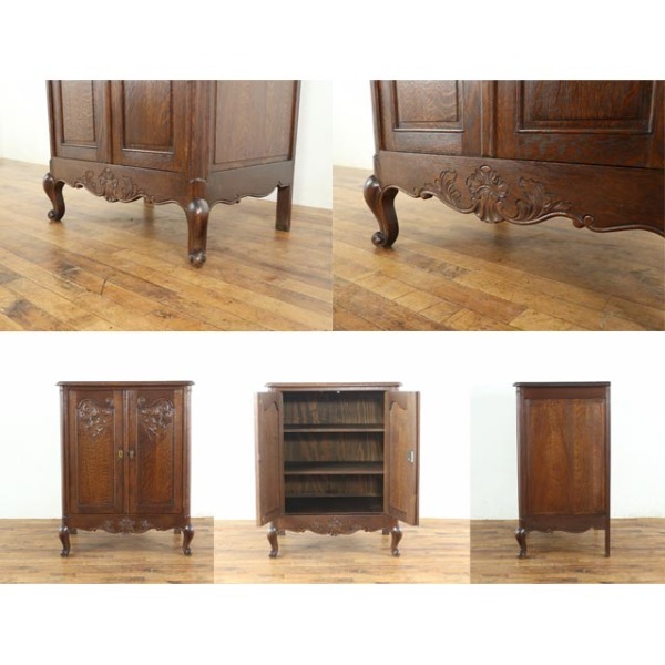 1930年頃 オーク材 フランス アンティーク・キャビネット antique65519