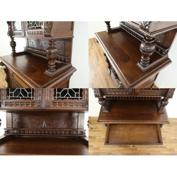 1900年頃 オーク材 フランス アンティーク・キャビネット antique65529