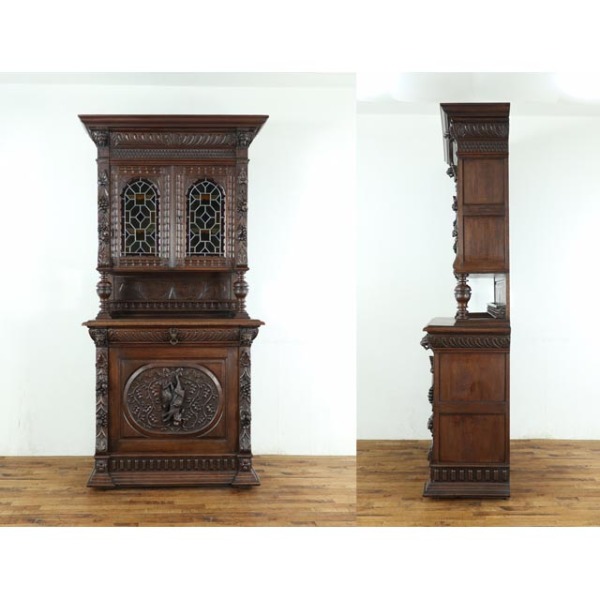 1900年頃 オーク材 フランス アンティーク・キャビネット antique65529