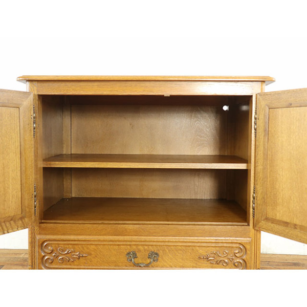 1940年頃 オーク材 フランス アンティーク・キャビネット antique65548