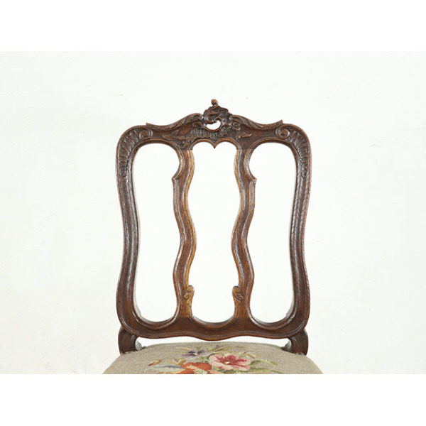 1910年頃 オーク材 フランス アンティーク・チェア antique65553a