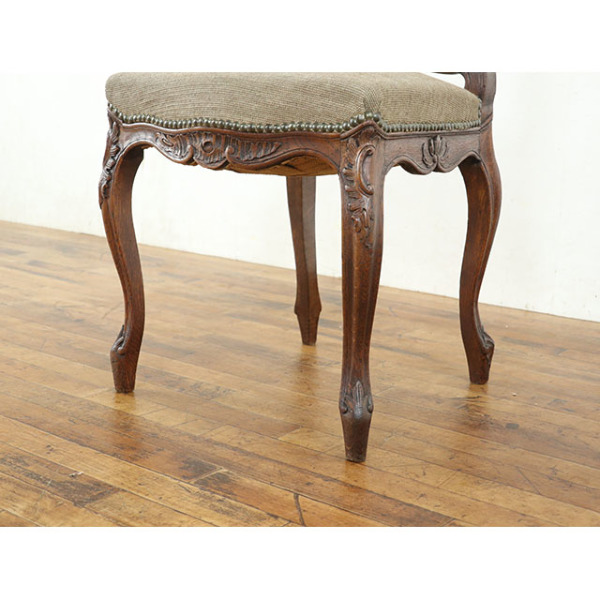 1910年頃 オーク材 フランス アンティーク・チェア antique65553a