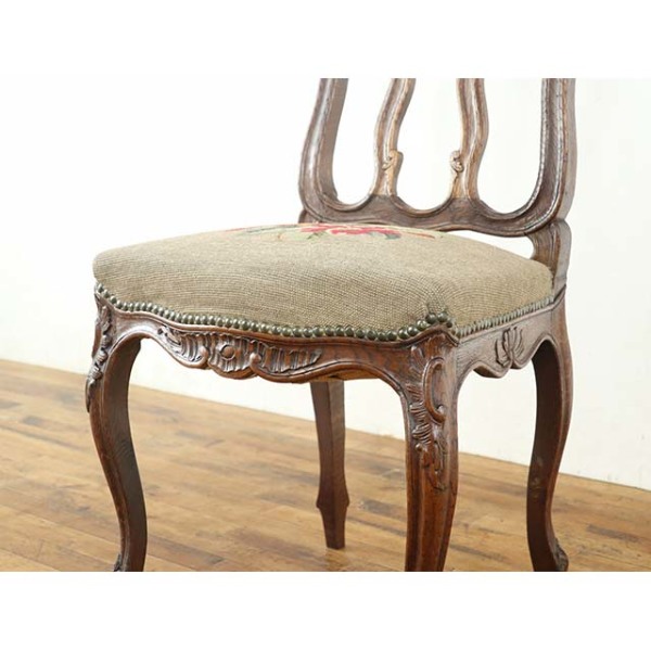 1910年頃 オーク材 フランス アンティーク・チェア antique65553b