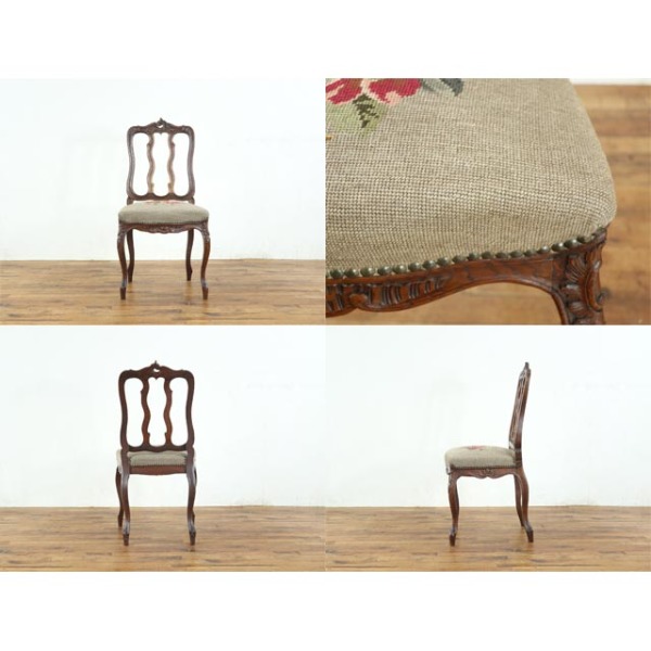 1910年頃 オーク材 フランス アンティーク・チェア antique65553b