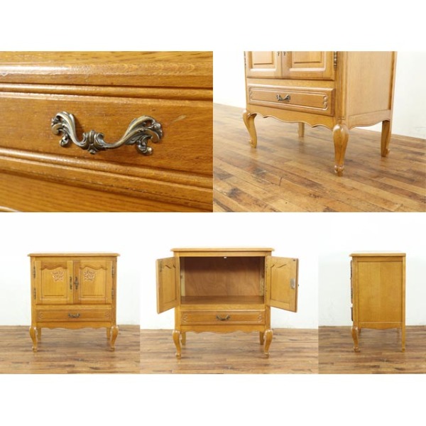 1940年頃 オーク材 フランス アンティーク・キャビネット antique65554