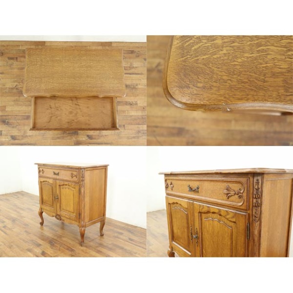 1930年頃 オーク材 フランス アンティーク・キャビネット antique65555