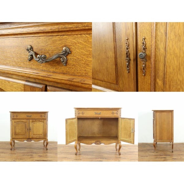 1930年頃 オーク材 フランス アンティーク・キャビネット antique65555