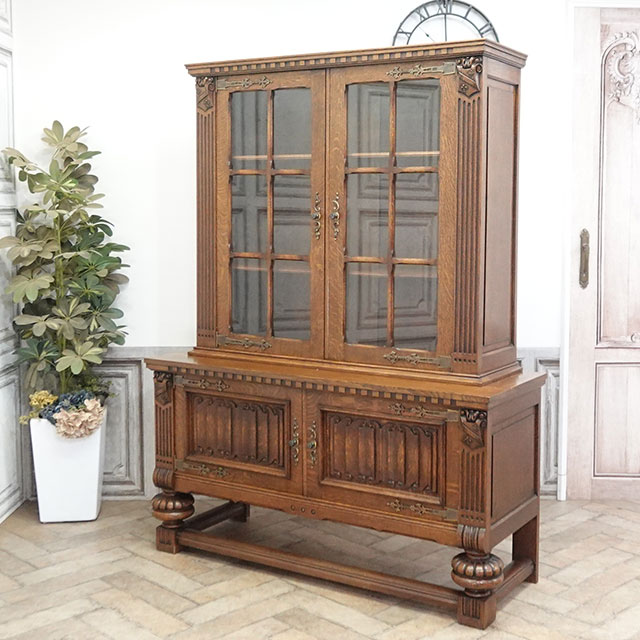 1940年頃 オーク材 フランス アンティーク・キャビネット antique65559