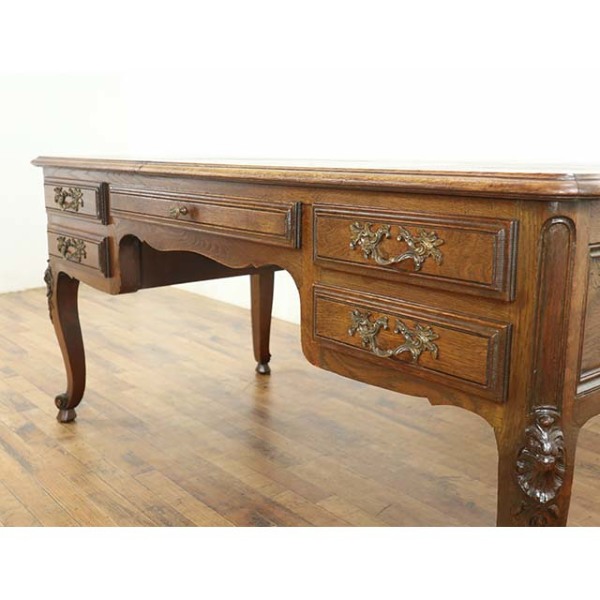 1920年頃 オーク材 フランス アンティーク・デスク antique65586b
