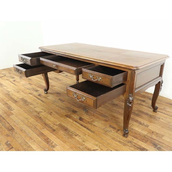 1920年頃 オーク材 フランス アンティーク・デスク antique65586b