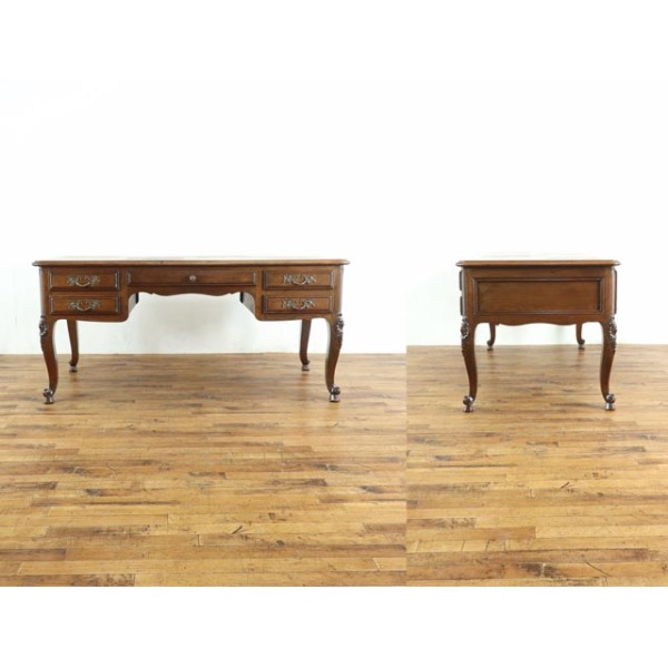 1920年頃 オーク材 フランス アンティーク・デスク antique65586b