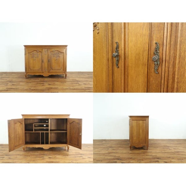 1930年頃 オーク材 フランス アンティーク・キャビネット antique65590