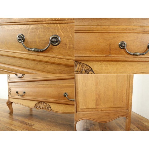 1930年頃 オーク材 フランス アンティーク・チェスト antique65592