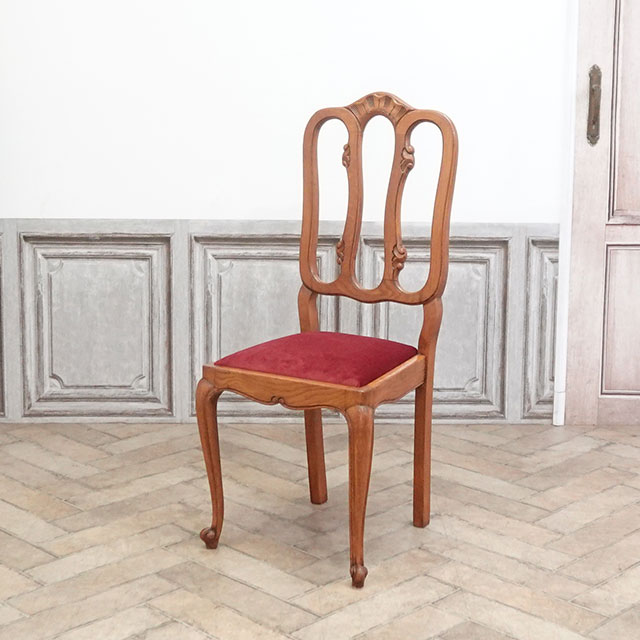 キッズチェア　France antique フランスアンティーク　オーク材　椅子 1930年頃 オーク材 フランス アンティーク・チェア antique65596
