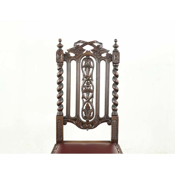 1900年頃 オーク材 フランス アンティーク・チェア antique65603a