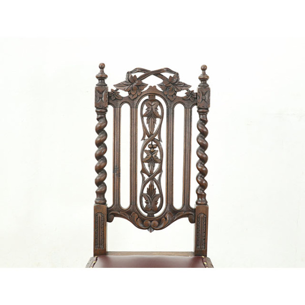 1900年頃 オーク材 フランス アンティーク・チェア antique65603b