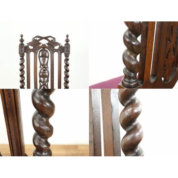 1900年頃 オーク材 フランス アンティーク・チェア antique65603c 新着