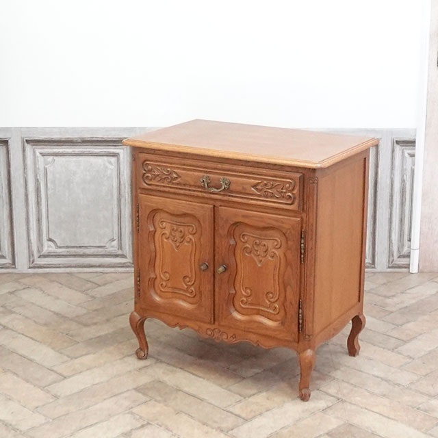 キャビネット　猫足　（札内店） 1940年頃 オーク材 フランス アンティーク・キャビネット antique65626