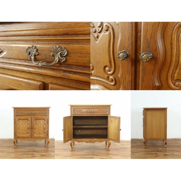 1940年頃 オーク材 フランス アンティーク・キャビネット antique65626