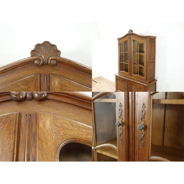1930年頃 オーク材 フランス アンティーク・キャビネット antique65632
