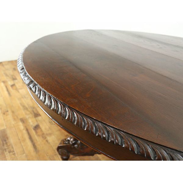 1880年頃 オーク材 フランス アンティーク・テーブル antique65633c