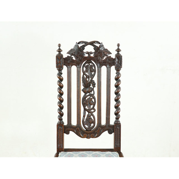 1900年頃 オーク材 フランス アンティーク・チェア antique65633d