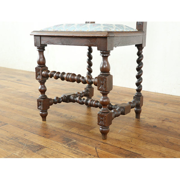 1900年頃 オーク材 フランス アンティーク・チェア antique65633d