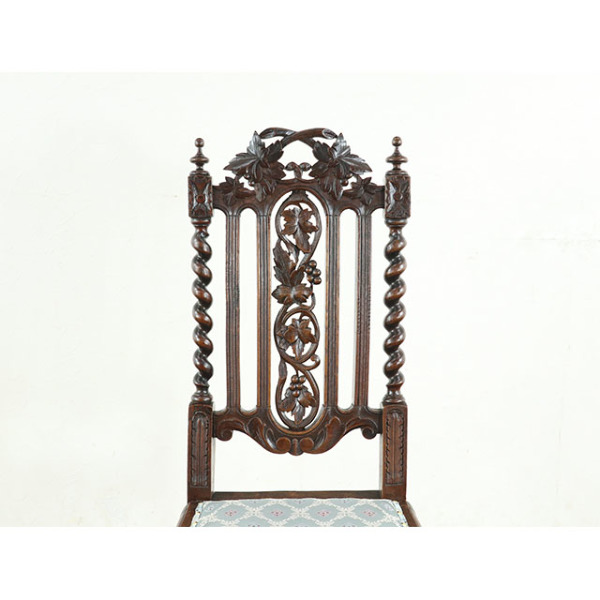 1900年頃 オーク材 フランス アンティーク・チェア antique65633e