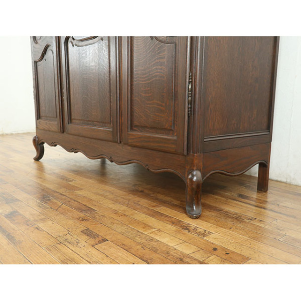 1930年頃 オーク材 フランス アンティーク・ワードローブ antique65640