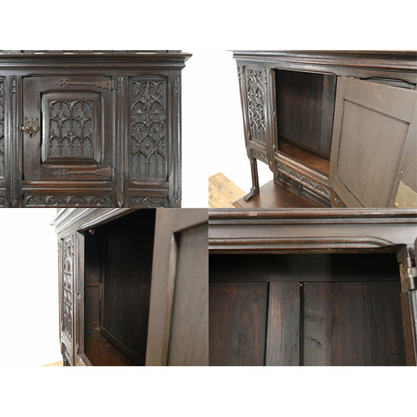 1880年頃 オーク材 フランス アンティーク・キャビネット antique70148