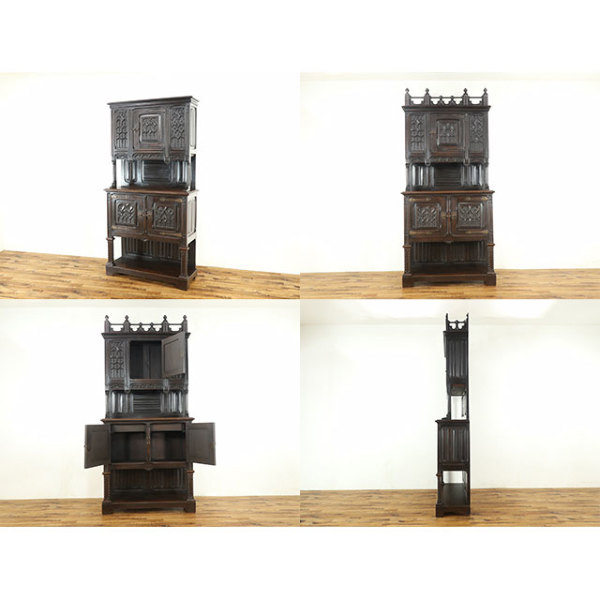 1880年頃 オーク材 フランス アンティーク・キャビネット antique70148