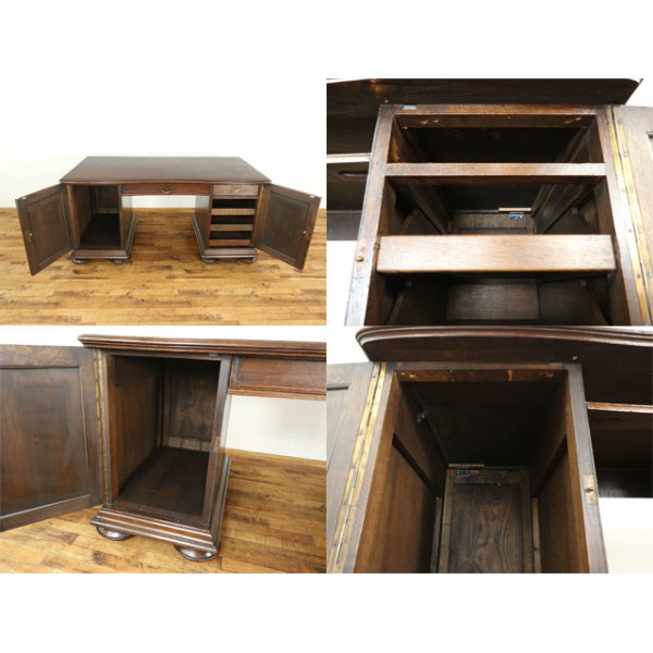 1910年頃 オーク材 フランス アンティーク・デスク antique70175 新着