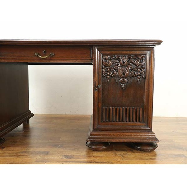 1910年頃 オーク材 フランス アンティーク・デスク antique70175