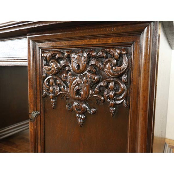 1910年頃 オーク材 フランス アンティーク・デスク antique70175