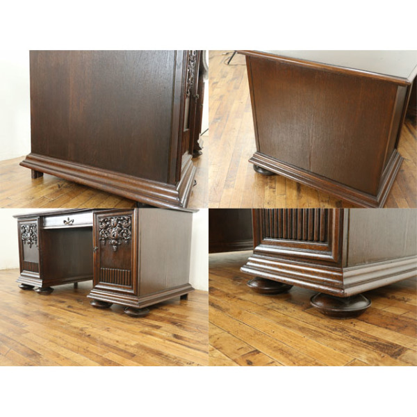 1910年頃 オーク材 フランス アンティーク・デスク antique70175