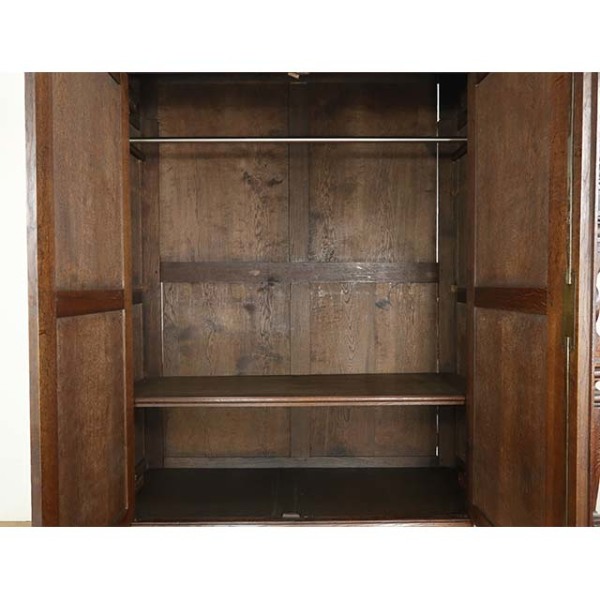 1880年頃 オーク材 フランス アンティーク・ワードローブ antique70177