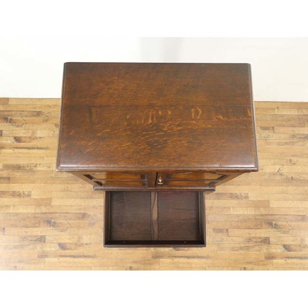 アンティーク家具キャビネット 飾り棚、食器棚 チーク無垢材 ヴィンテージキャビネットZX 食器